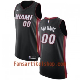 NBA Miami Heat Trikot Benutzerdefinierte Nike 2017-18 Schwarz Swingman - Herren